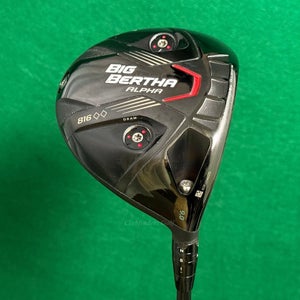 Callaway Big Bertha Alpha 816 Double Black Diamond 9 Driver HZRDUS 6.5 ExStiff
