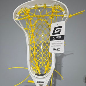 New GAIT APEX Girls Lacrosse Head Yellow Flex Pocket