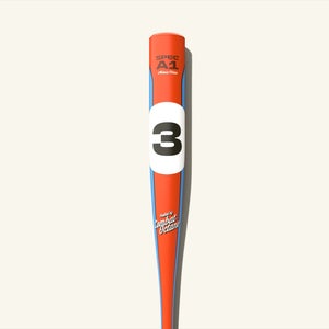 2025 Combat MFG Spec A1 Alloy BBCOR Certified Bat RACER (-3) 30 oz 33" (New)