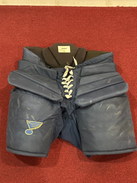 St Louis Blues  XL Bauer Pro Hockey Goalie Pants Pro Stock item#PSFLBG