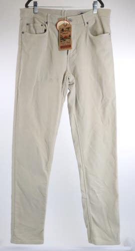 Faherty Stretch Terry 5 Pocket Pant Men's 32x32 MBF2437 NWT READ