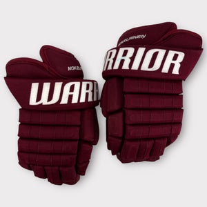 Pro Stock Used 14" Warrior Franchise Arizona Coyotes Hockey Gloves