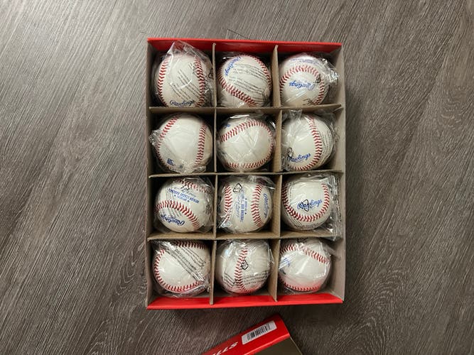 Rawlings Official Minor League Baseballs 12 Pack (1 Dozen) (New)