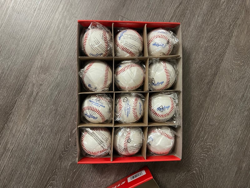 Rawlings Official Minor League Baseballs 12 Pack (1 Dozen) (New)