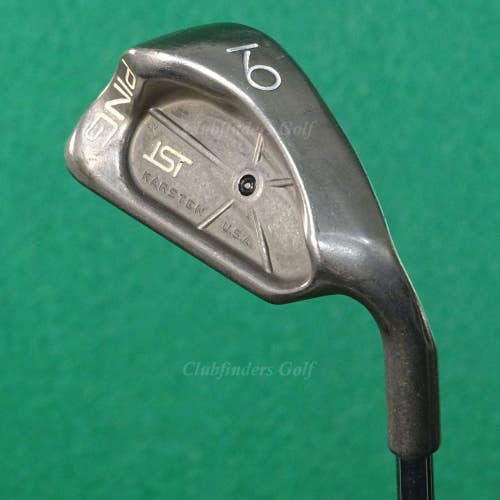 Ping ISI Stainless Black Dot Single 9 Iron Factory Cushin JZ Steel Stiff