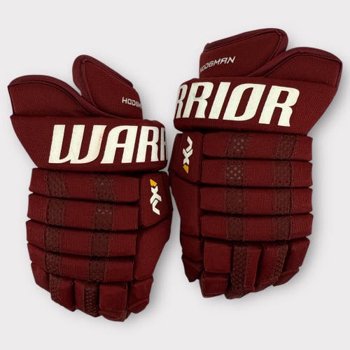 Pro Stock Used 14" Warrior Dynasty AX1 Arizona Coyotes Hockey Gloves
