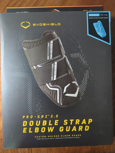 Victory Blue Evoshield double strap elbow guard. Adult large