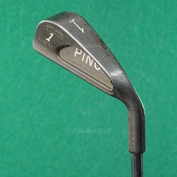 Ping Karsten II Black Dot Single 1 Iron Karsten ZZ-Lite Steel Stiff *READ*