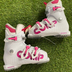 Mondo 21 & 21.5 Rossignol Comp J3 JR Ski Boots (Used)