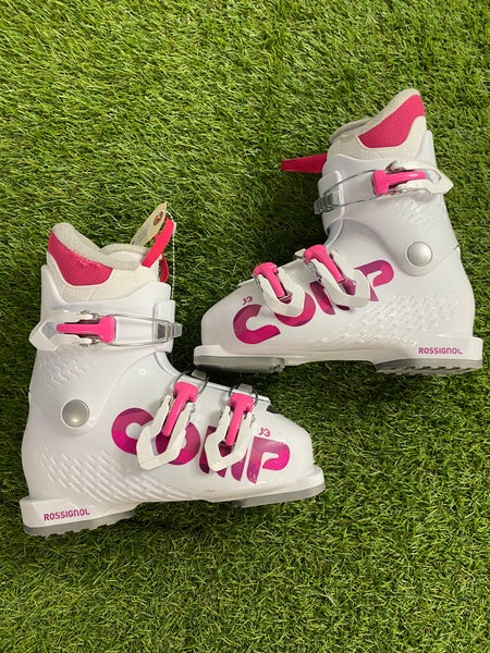 Mondo 21 & 21.5 Rossignol Comp J3 JR Ski Boots (Used)