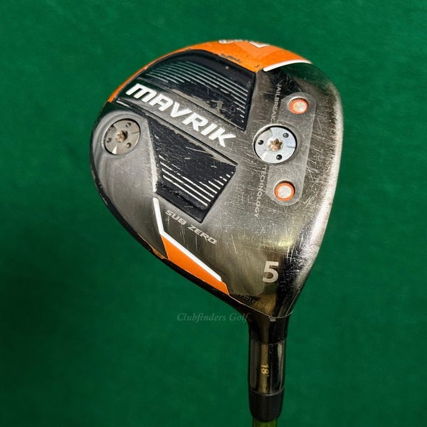 Callaway Mavrik Sub Zero 18 Fairway 5 Wood Aldila Wasabi 70-S Graphite Stiff
