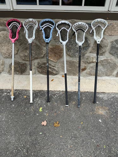 HUGE Lot of Lacrosse Sticks - Build Your Own