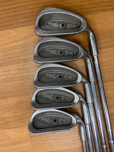 Ping Eye 2 RH Iron Set Black Dot R Flex 5 (#5,6,7,8,9)