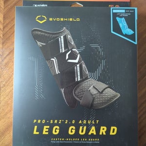 Victory Blue Senior EvoShield Leg guard Shin Guards (New) left hand hitter