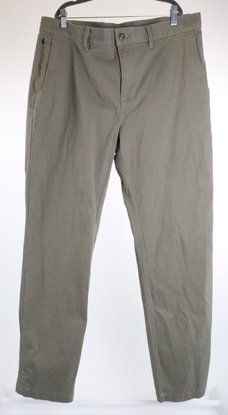 Free Fly Anchor Chino Pant Men's 34x32  Smokey Olive Stretch Lightweight $108