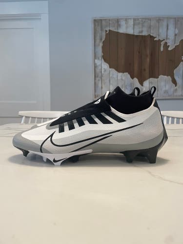 Nike Vapor Edge Pro 360 White Pure Platinum Cleats DQ3670-100 Mens Size 12.5