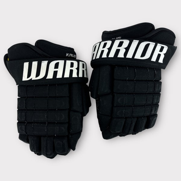 Pro Stock Used 14" Warrior Franchise Boston Bruins Hockey Gloves