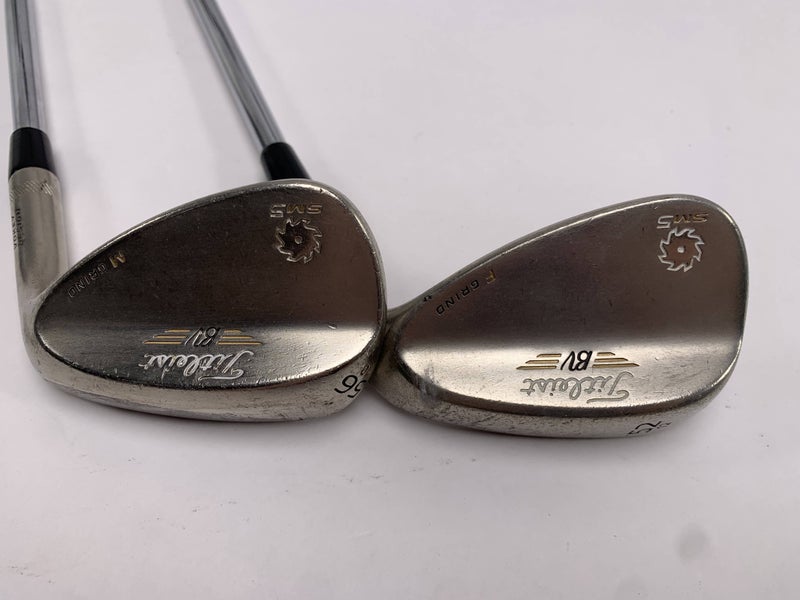 Titleist Vokey SM5 Gold Nickel Wedge Set 52* 12 56* 10 Wedge Steel Mens RH