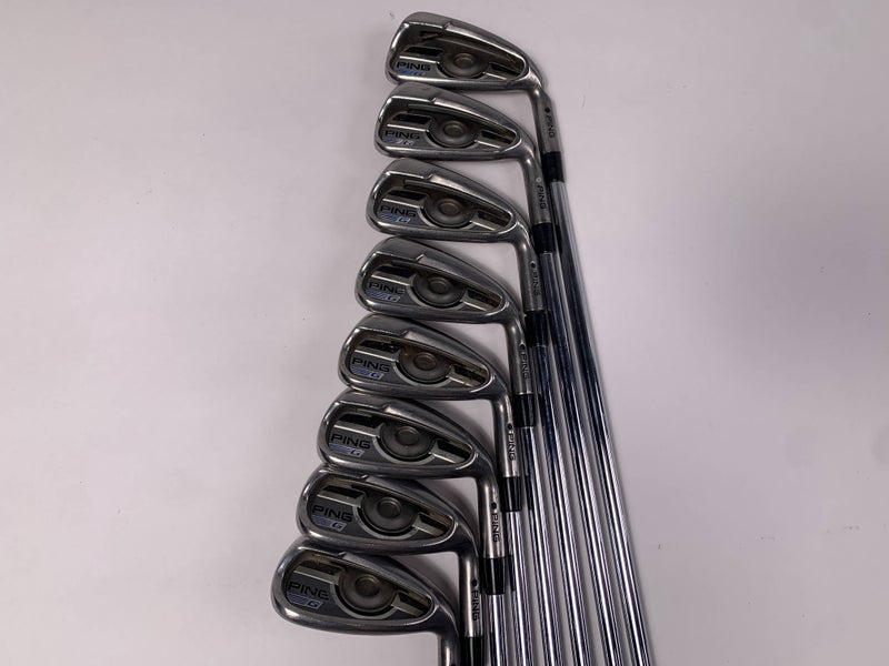 Ping G 2016 Iron Set 4-PW+AW Black Dot AWT 2.0 Regular Steel Mens RH