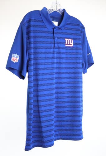 New York Giants Nike NFL On Field Dri-Fit Polo Men's Medium Blue NWT