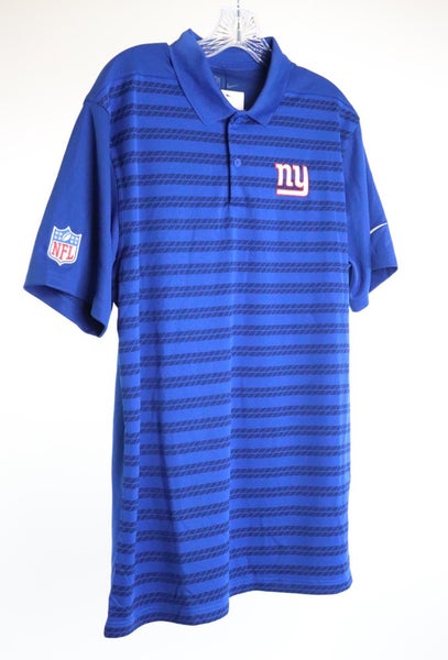 New York Giants Nike NFL On Field Dri-Fit Polo Men's Medium Blue NWT