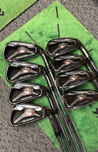 4-AW TaylorMade Burner (Used) Right Handed Men's Regular Flex Steel Shaft Iron Set 4-A 4 - A