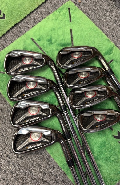 4-AW TaylorMade Burner (Used) Right Handed Men's Regular Flex Steel Shaft Iron Set 4-A 4 - A