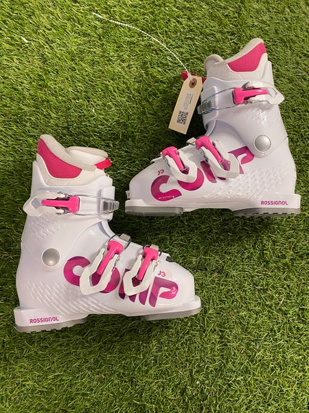 Mondo 20 & 20.5 Rossignol Comp J3 JR Ski Boots (Used)