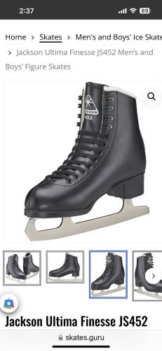 Jackson Ultima Excel Figure Skates B Adult 11 (New)