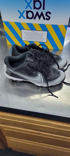 Used Nike DIAMOND 5.5 BB/SB Cleats Black Junior 05.5 11497-S000153061