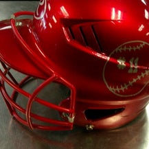 Used Rawlings COOL Batting Helmet w/Mask Red SM 11868-S000066157