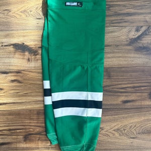 Pro Stock New Reebok XL Dallas Stars Green/Home Hockey Socks
