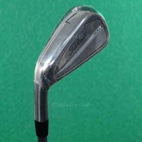 NEW LH Titleist 2023 T200 Forged Single 7 Iron TT AMT Black S300 Steel Stiff