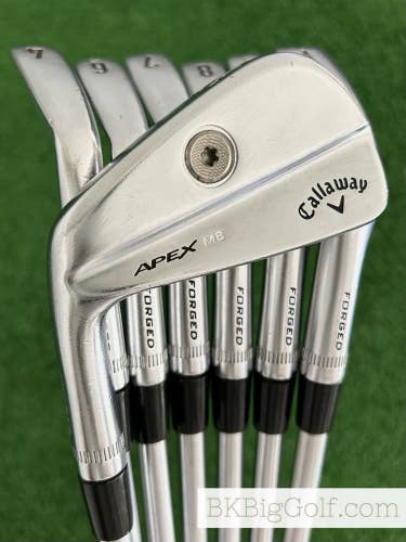LH Callaway Apex MB Forged Iron Set 4-P / Project X IO 5.5 (Firm) Stiff +1
