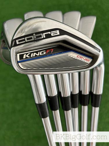 Cobra King F7 One Length Iron Set 6-G / Dynamic Gold 105 Regular