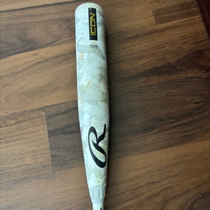 2025 Rawlings Icon Composite USSSA Certified Bat (-8) 22 oz 30" (Used)
