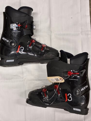 Mondo 26 Kid's Alpina AJ3 Ski Boots (Used)