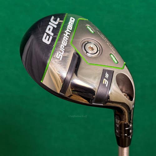 Callaway EPIC 18 3 Super Hybrid AeroTech SteelFiber fc 75HY Graphite Stiff w/HC