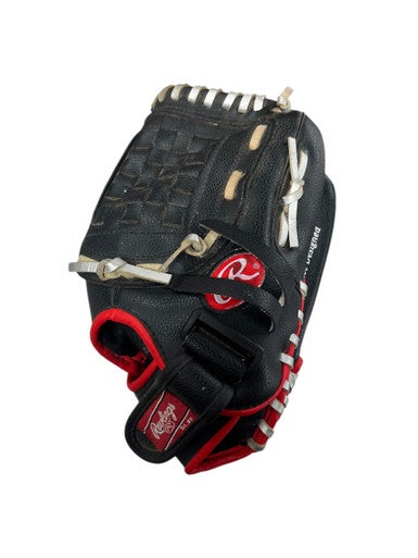Used Rawlings PLAYERS SERIES BB/SB Glove RH Throw Black 12" 11833-S000166748