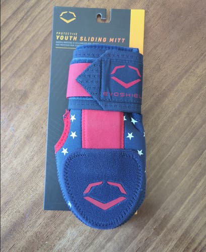 Red, white and blue Junior EvoShield Sliding Mitt (New)