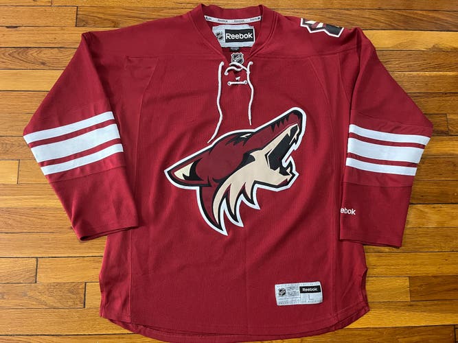 Arizona Coyotes Reebok Premier Jersey Size L MSRP $130