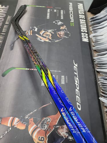 2 PACK | P92 | 102 Flex NEW! Senior Bauer Nexus 2N Pro XL Right Handed Hockey Stick Pro Stock