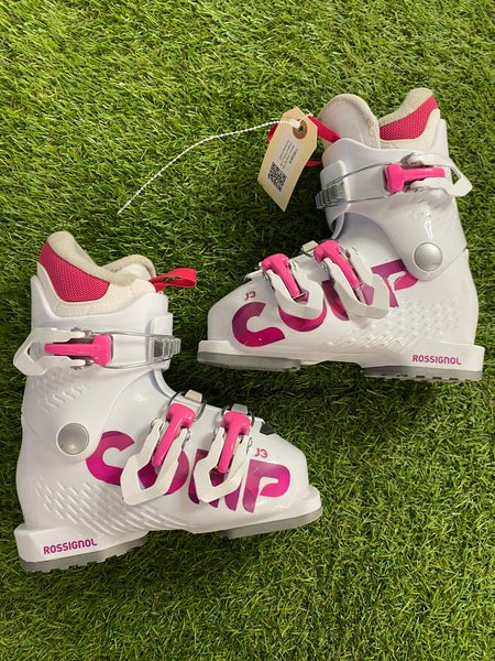 Mondo 18 & 18.5 Rossignol Comp J3 JR Ski Boots (Used)