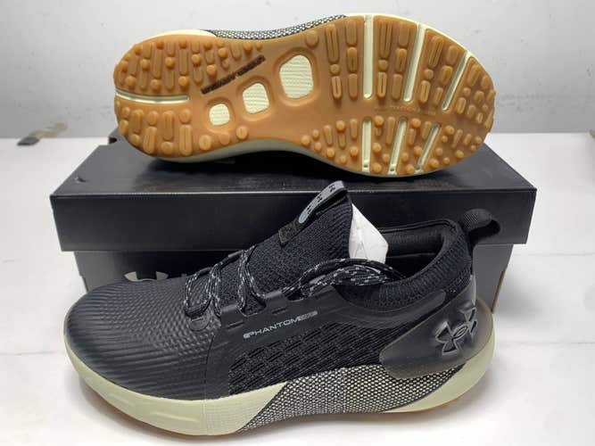 Under Armour Phantom Waterproof Golf Shoes Black Men's SZ 9 (3027485-001)