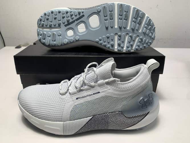 Under Armour Phantom Waterproof Golf Shoes Grey Men's SZ 9.5 (3027485-101)