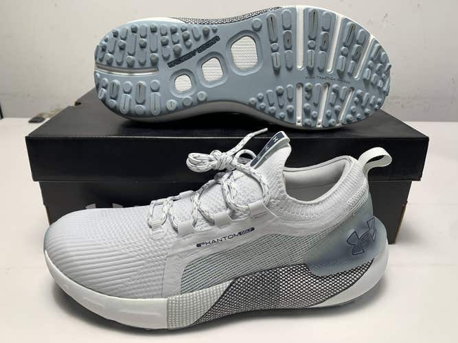 Under Armour Phantom Waterproof Golf Shoes Grey Men's SZ 10.5 (3027485-101)