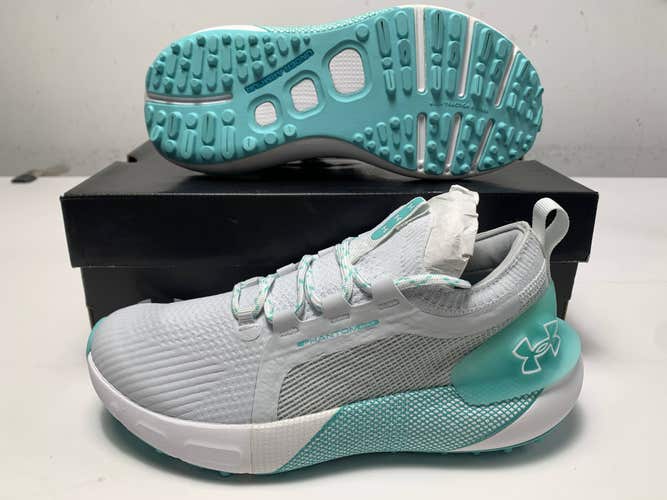 Under Armour Phantom Waterproof Golf Shoes Grey Women's SZ 8 (3027090-101)