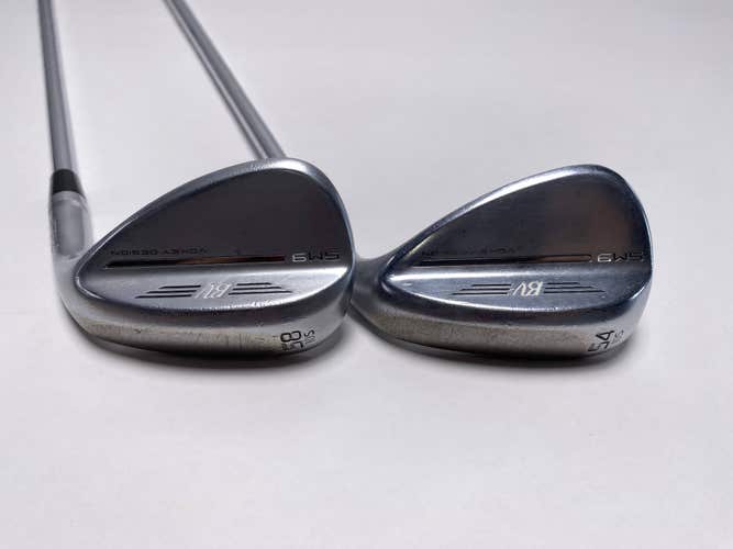 Titleist Vokey SM9 Tour Chrome Wedge Set 54* | 10 58* 10 KBS Hi Rev 2.0 Mens RH