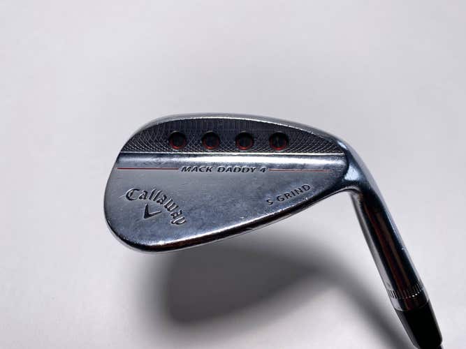 Callaway Mack Daddy 4 Chrome Gap Wedge 52* 10 S-Grind Project X LZ 6.0 Mens RH