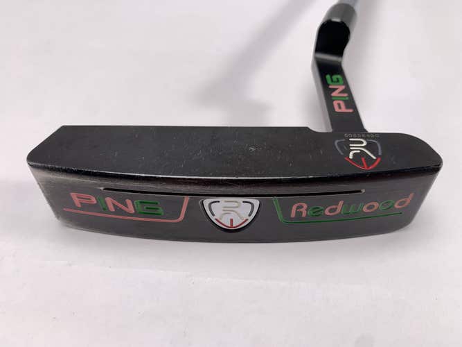 Ping Redwood Anser Black Satin Putter 34" Black Dot Mens RH
